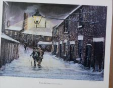 BERNARD MCMULLEN PAIR OF ARTIST SIGNED LIMITED EDITION COLOUR PRINTS ‘Under the Lamp’ (9/850) ‘