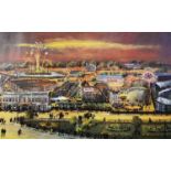 BERNARD MCMULLEN (b.1952) LIMITED-EDITION PRINT 'Belle Vue - Manchester' numbered and with blind