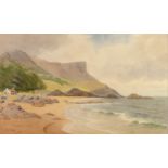 JOSEPH WILLIAM CAREY (1859 - 1937) WATERCOLOUR DRAWING Murlough Bay, Fairhead (N. Ireland) Signed,
