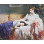 PINO DAENI ARTIST SIGNED LIMITED EDITION COLOUR PRINT Innocence (115/295) no certificate 20” x 24 ½”