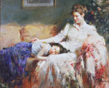 PINO DAENI ARTIST SIGNED LIMITED EDITION COLOUR PRINT Innocence (115/295) no certificate 20” x 24 ½”