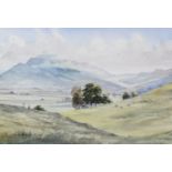 PACKHAM (TWENTIETH CENTURY) WATERCOLOUR ‘Grisedale Pike’ Signed, titled and with dedication to label