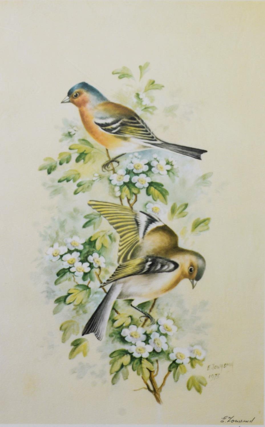 E. TOWNSEND (ROYAL WORCESTER ARTIST) SET OF NINE ARTIST SIGNED LIMITED EDITION COLOUR PRINTS OF - Image 3 of 6