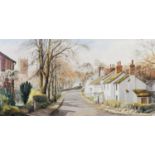 R H FAWKES (TWENTIETH CENTURY) WATERCOLOUR ‘Prestbury’ Signed, titled and dated 1979 15 ¼” x