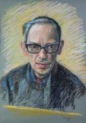 IAN GRANT (1904 - 1993) PASTEL DRAWING Self Portrait Signed and dated 1964 lower right, with Royal