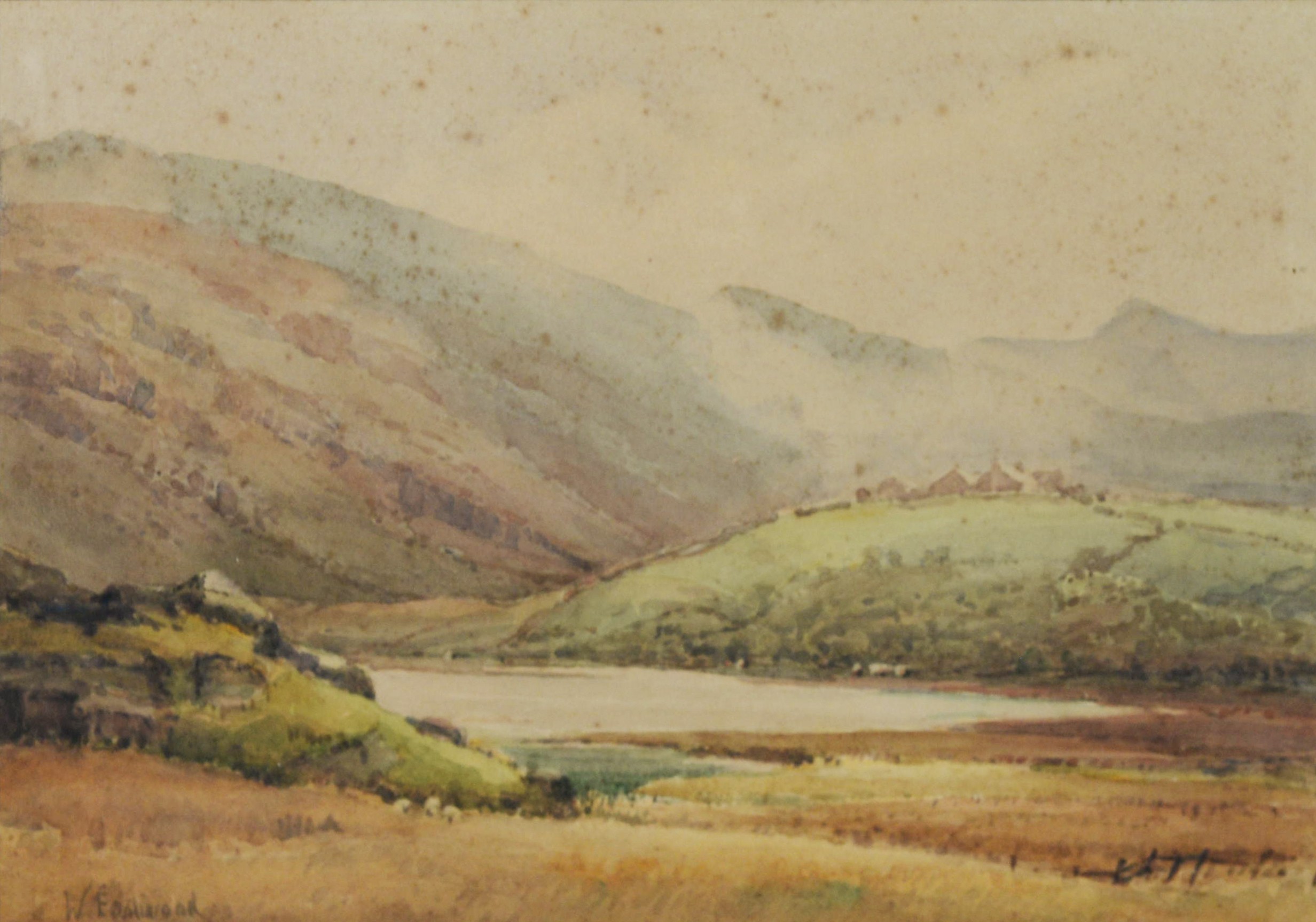 WALTER EASTWOOD (1867-1943) WATERCOLOUR DRAWINGS, A PAIR Views in the Lake District Signed lower - Image 4 of 9