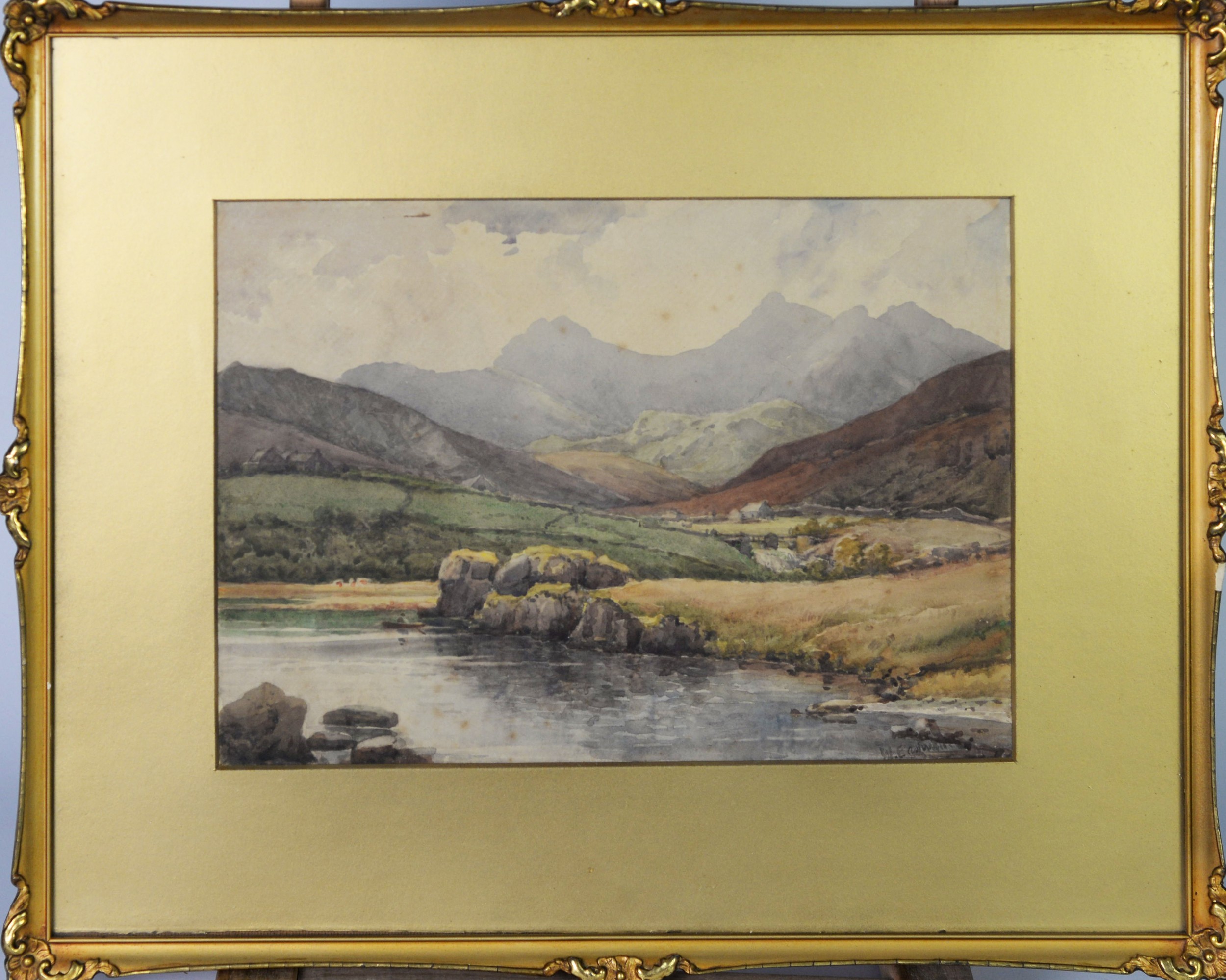 WALTER EASTWOOD (1867-1943) WATERCOLOUR DRAWINGS, A PAIR Views in the Lake District Signed lower - Image 3 of 9