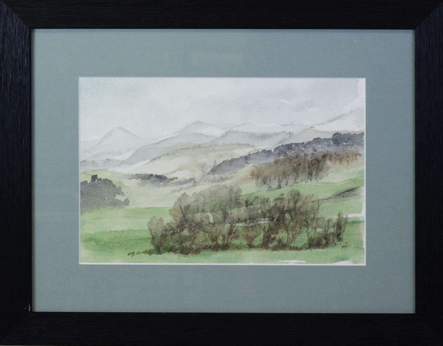 PACKHAM (TWENTIETH CENTURY) WATERCOLOUR ‘Grisedale Pike’ Signed, titled and with dedication to label - Image 5 of 6