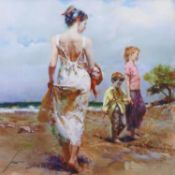 PINO DAENI ARTIST SIGNED LIMITED EDITION COLOUR PRINT Mediterranean Breeze (255/295) no