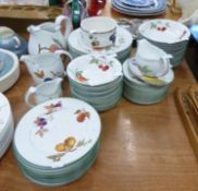 ROYAL WORCESTER - EVESHAM OVEN TO TABLE WARES, DINNER SERVICE FOR 12 PERSONS, APPROX 65 PIECES