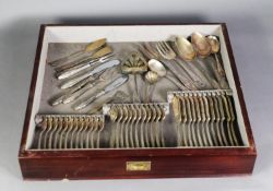 GOWE SILBER, ONE HUNDRED AND TWENTY EIGHT PIECE PART CANTEEN OF GERMAN ELECTROPLATED CUTLERY,