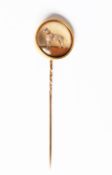 ESSEX CRYSTAL 'DOG' STICKPIN