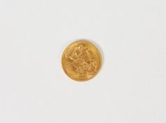 GEORGE V 1914 GOLD HALF SOVEREIGN