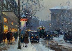 ÉDOUARD-LEON CORTÈS (1882 – 1969) Oil painting on canvas ‘La Madeleine (Aux Trois Quartiers)’ Signed