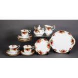 ROYAL ALBERT CHINA ‘OLD COUNTRY ROSES’ PATTERN TEA WARES, approximately 18 pieces