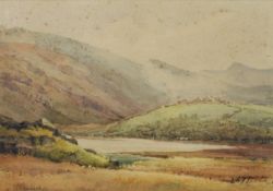 WALTER EASTWOOD (1867-1943) WATERCOLOUR DRAWINGS, A PAIR Views in the Lake District Signed lower