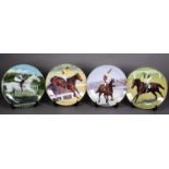 SET OF FOUR ROYAL DOULTON CHINA COLLECTORS PLATES, ‘The Classic Racehorse Collection’, ‘Arkle’,