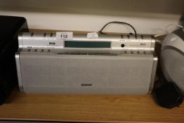 SONY DAB PORTABLE RADIO (XDR-S1) IN SILVER CASE