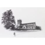 MARC GRIMSHAW (1954) 4 ARTIST SIGNED LIMITED EDITION PRINTS OF PENCIL DRAWINGS OF WILMSLOW AND