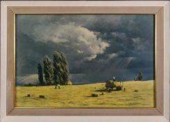 DAVID SHEPHERD COLOUR PRINT REPRODUCTION, ‘Harvesting’ 20” x 30” (51 cm X 76 cm) and an artist