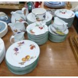ROYAL WORCESTER - EVESHAM OVEN TO TABLE WARES, DINNER SERVICE FOR 12 PERSONS, APPROX 65 PIECES