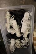 CRATE OF ELECTRICAL EXTENSION CABLES (UNTESTED)