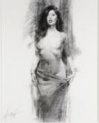 HENRY ASENCIO (b.1972) PENCIL DRAWING ‘Estimation’ Signed, titled to gallery label verso 23” x 18 ½”