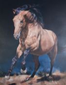 DEBBIE BOON (MODERN) ARTIST SIGNED LIMITED EDITION COLOUR PRINT ‘Chasing the Wind’ (71/195) with