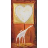 ADAM BARSBY (b.1969), ltd. ed. giclee print 'Heart of Gold' from his 'Of Gold' series, numbered