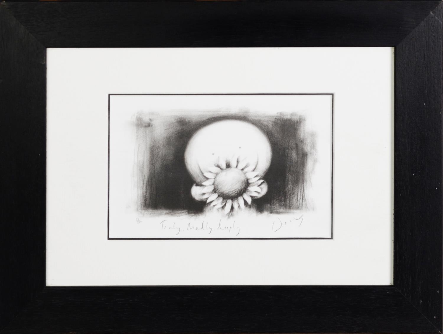 DOUG HYDE (CONTEMPORARY), ltd. ed. print 'Truly, Madly, Deeply', signed & numbered 28/395, 4 3/4" - Image 2 of 2