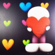 DOUG HYDE (CONTEMPORARY), ltd. ed. box canvas 'One from the Heart', signed & numbered 8/195 lower