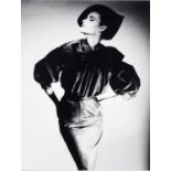 JOHN SWANNELL (b.1946) ARTIST SIGNED LIMITED EDITION BLACK AND WHITE PHOTOGRAPHIC PRINT ‘Marianne