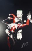ALEX ROSS (b.1970) FOR DC COMICS ARTIST SIGNED LIMITED EDITION COLOUR PRINT ‘Tango with Evil’ (116/