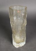 TAPIO WIRKKALA GLASS ICE VASE, shape no.3429, designed in 1954 though this example c.1970 by