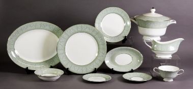 SEVENTY FIVE PIECE WEDGWOOD ‘KENILWORTH’ PATTER CHINA PART DINNER SERVICE, ORIGINALLY FOR TWELVE