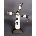 ADAM BARSBY (b.1969), ltd. ed. cold cast sculpture 'Love's Journey II' of a windmill, numbered 339/