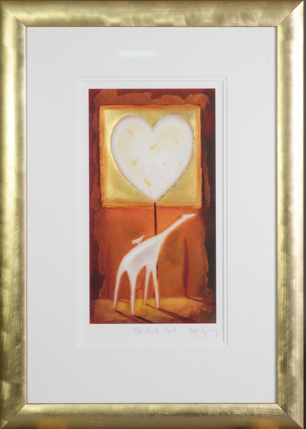 ADAM BARSBY (b.1969), ltd. ed. giclee print 'Heart of Gold' from his 'Of Gold' series, numbered - Image 2 of 2