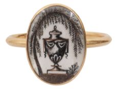 A late 18th century memorial ring