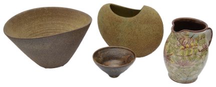 A group of 20th century studio pottery