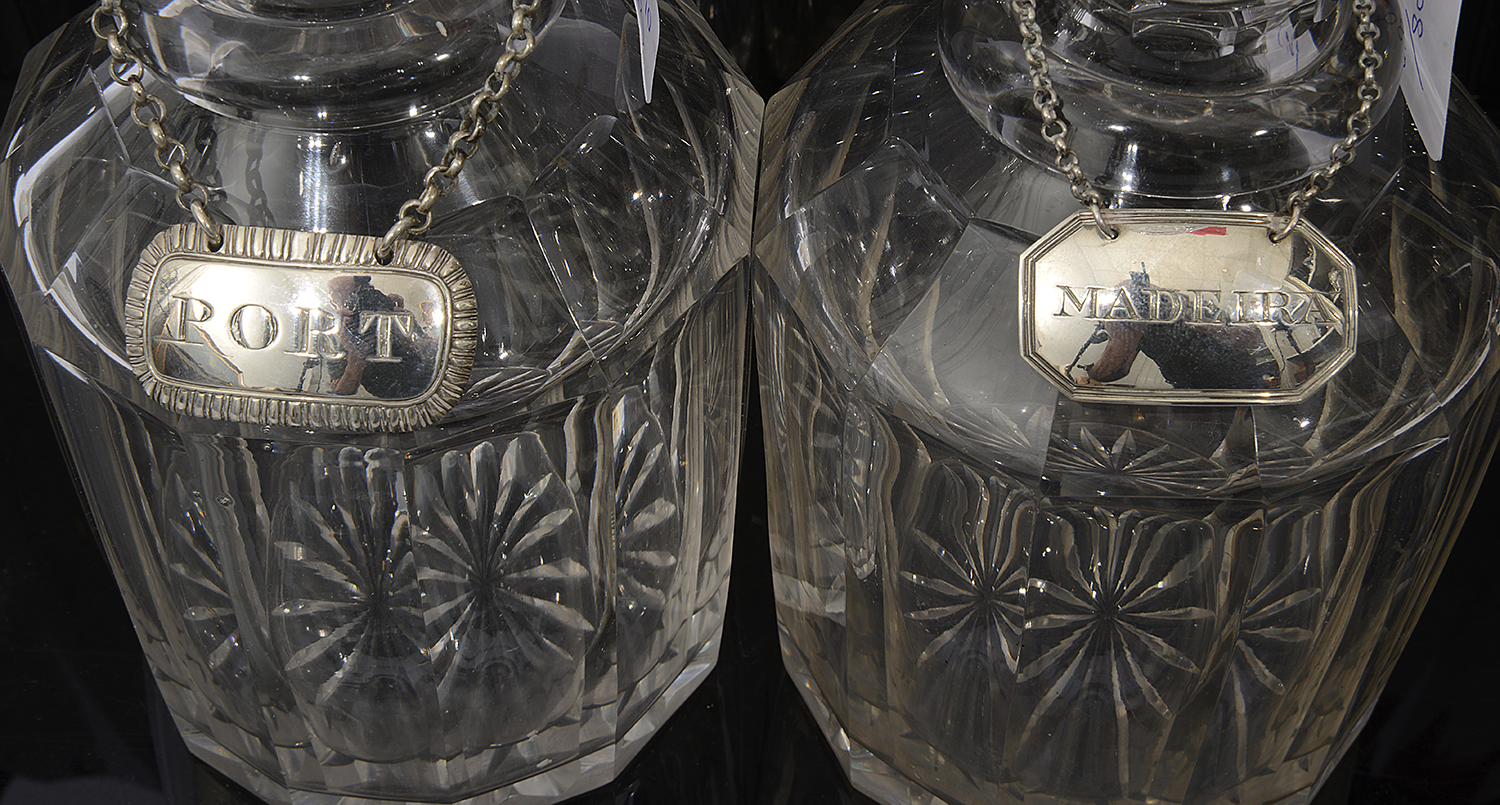 A matched pair of 19th century decanters - Image 2 of 2