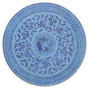 A large 19th century Multan faience charger