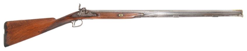 An early 19th century percussion rifle by James Wilkinson