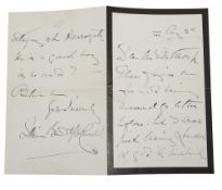 Lady Randolph Churchill letter