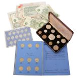 Coins and Banknotes: A cased George VI specimen set