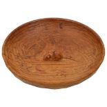 A Robert 'Mouseman' Thompson of Kilburn oak fruit bowl