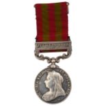A Victoria 1895 India medal with Punjab Frontier 1897 clasp