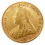 A Victorian full sovereign