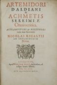 Artemidori Daldiani & Achemtis Sereimif, 1603