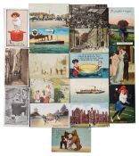 An interesting and extensive collection of postcards