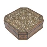 A 20th century Damascus ware box